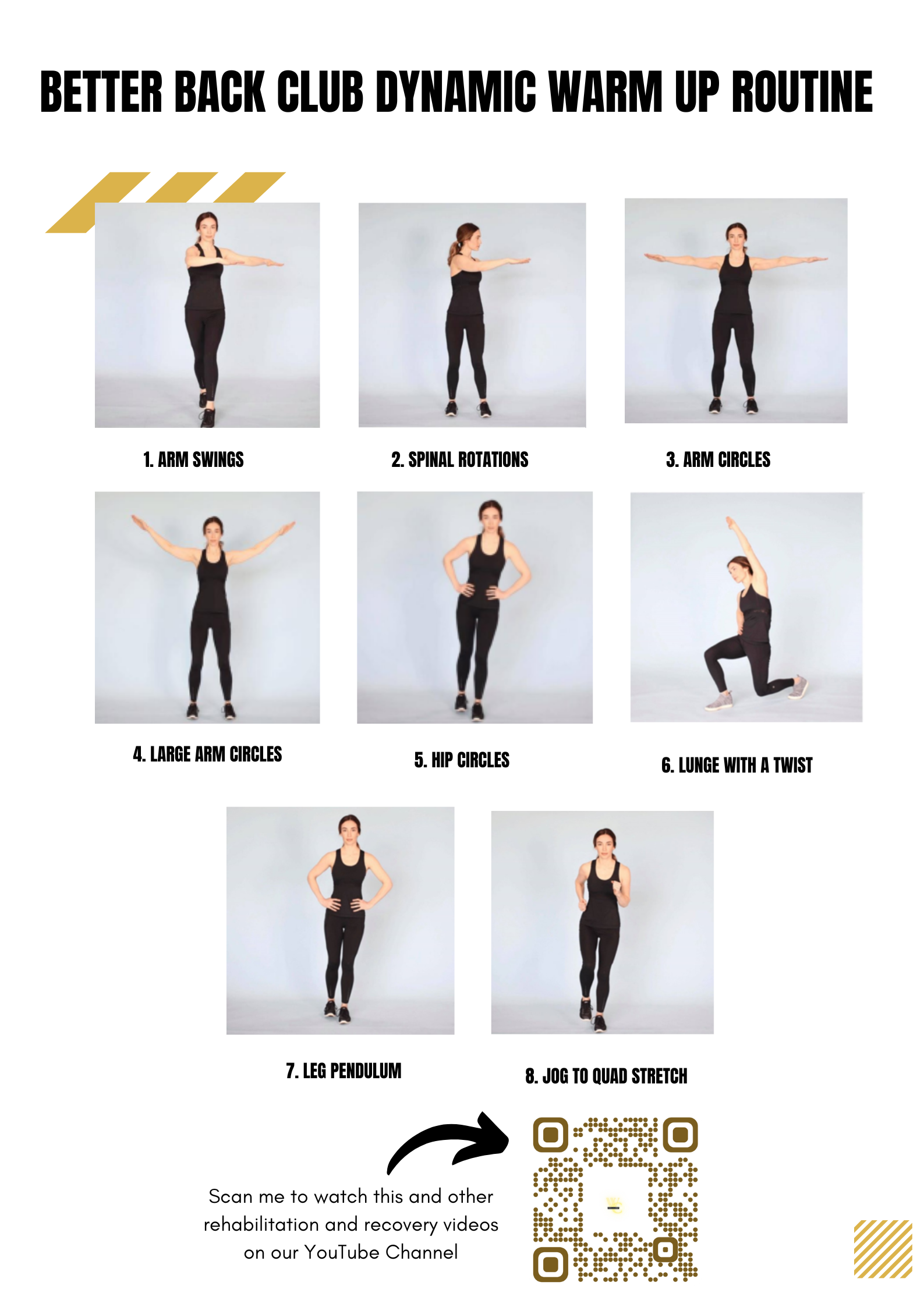 Better back Club Dynamic Warm Up Routine