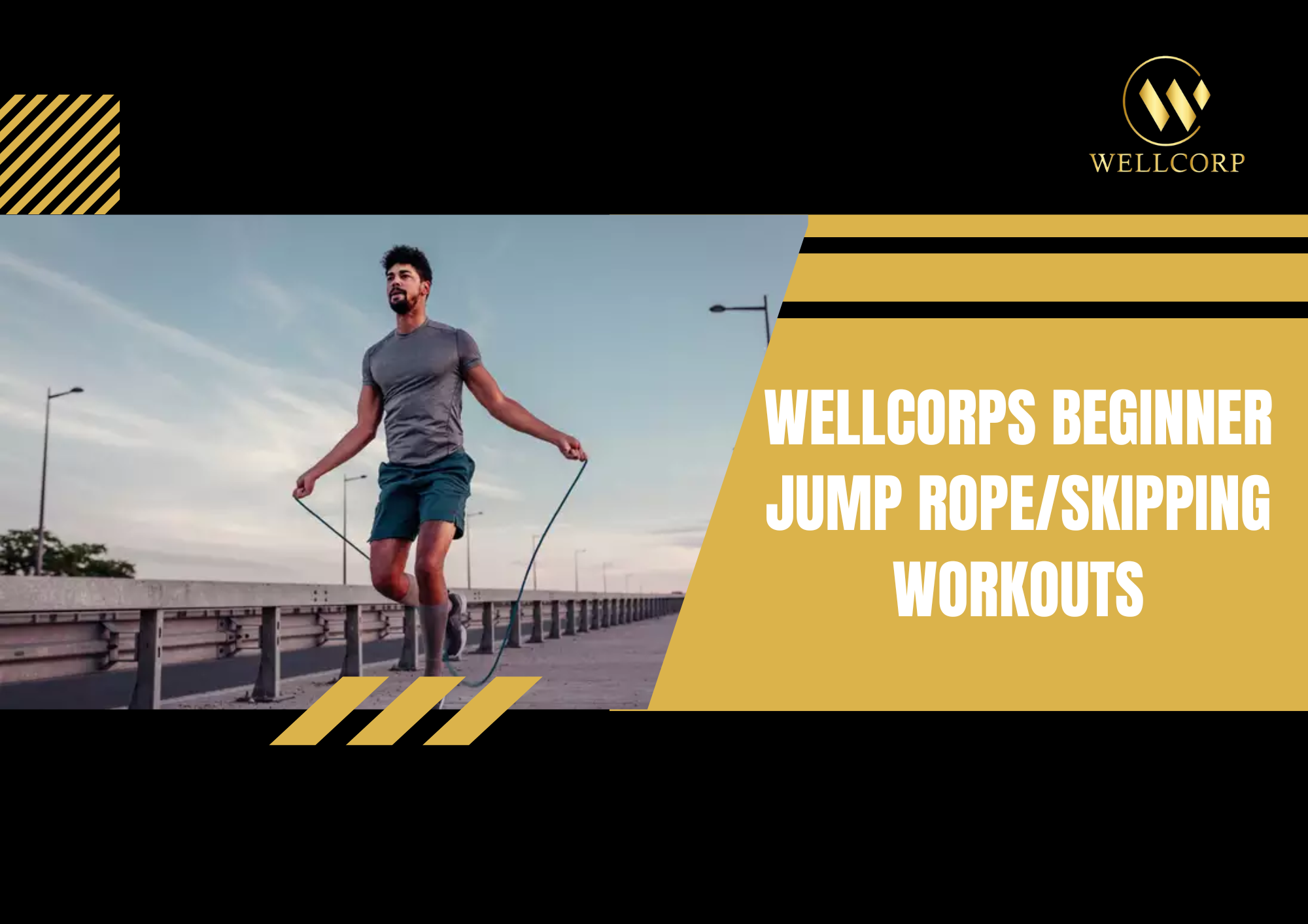 WellCorps Beginner Jump Rope/Skipping Workouts