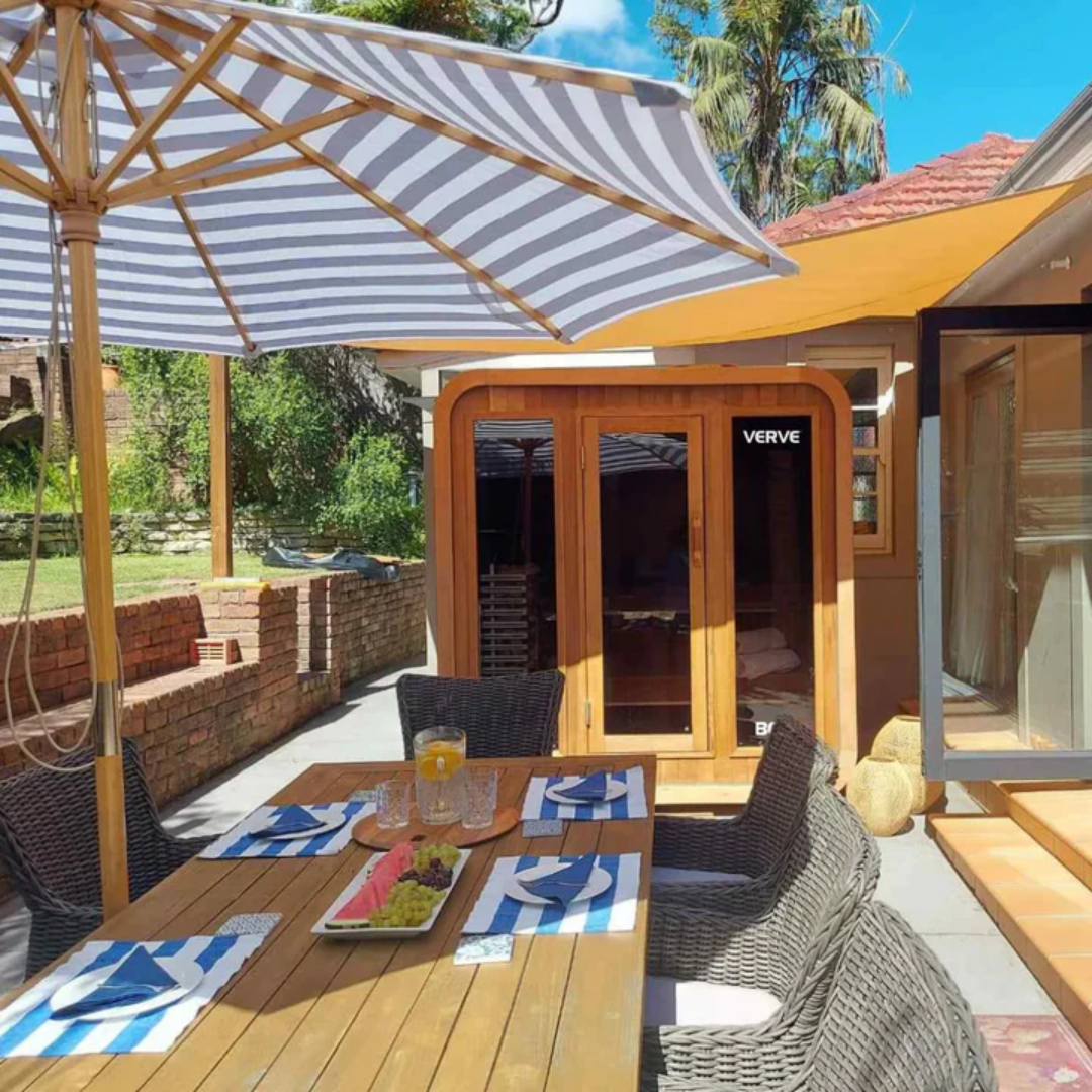 VERVE Clarity Outdoor Steam Sauna - Made to Order
