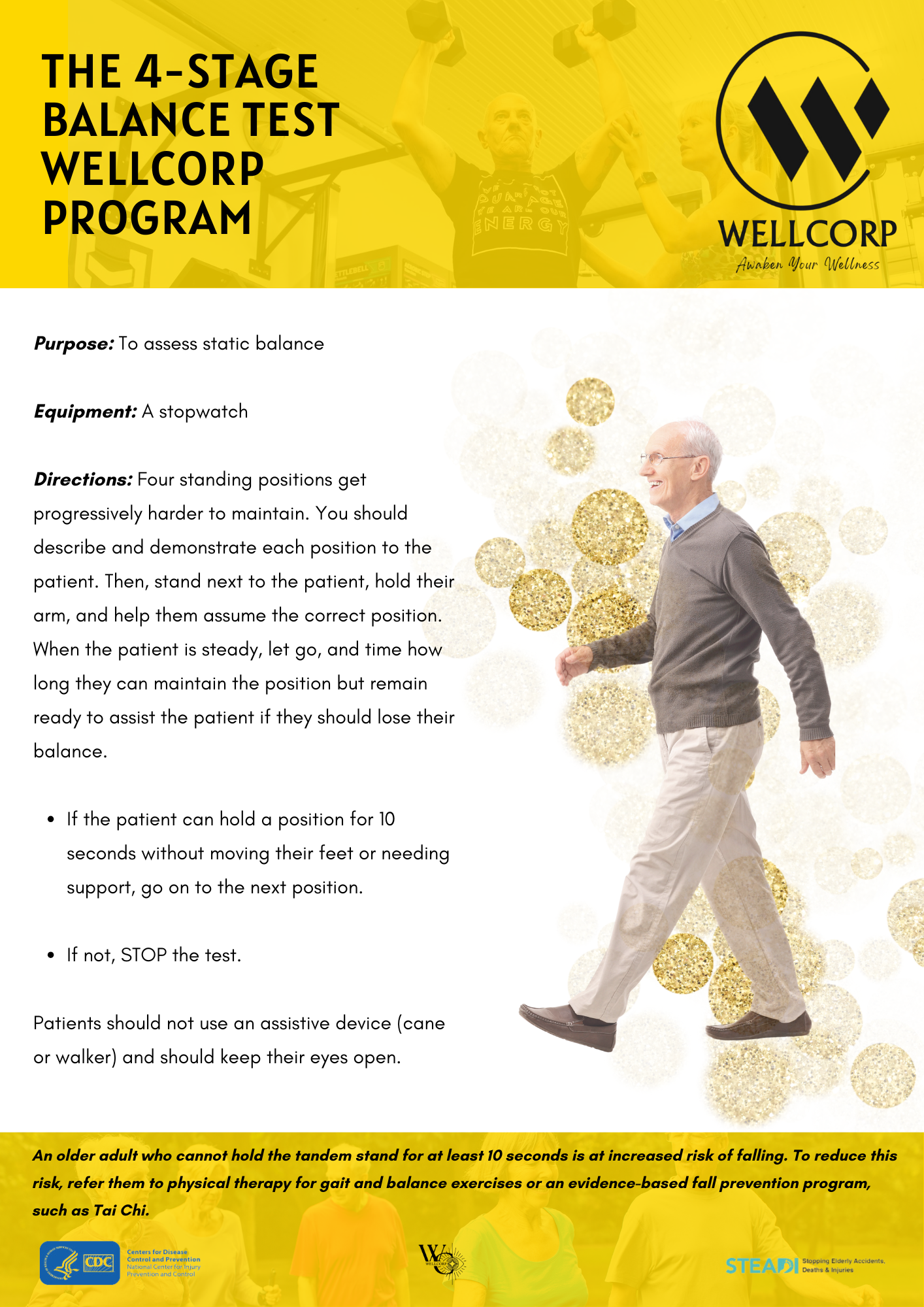 The 4-Stage Balance Test Wellcorp Program